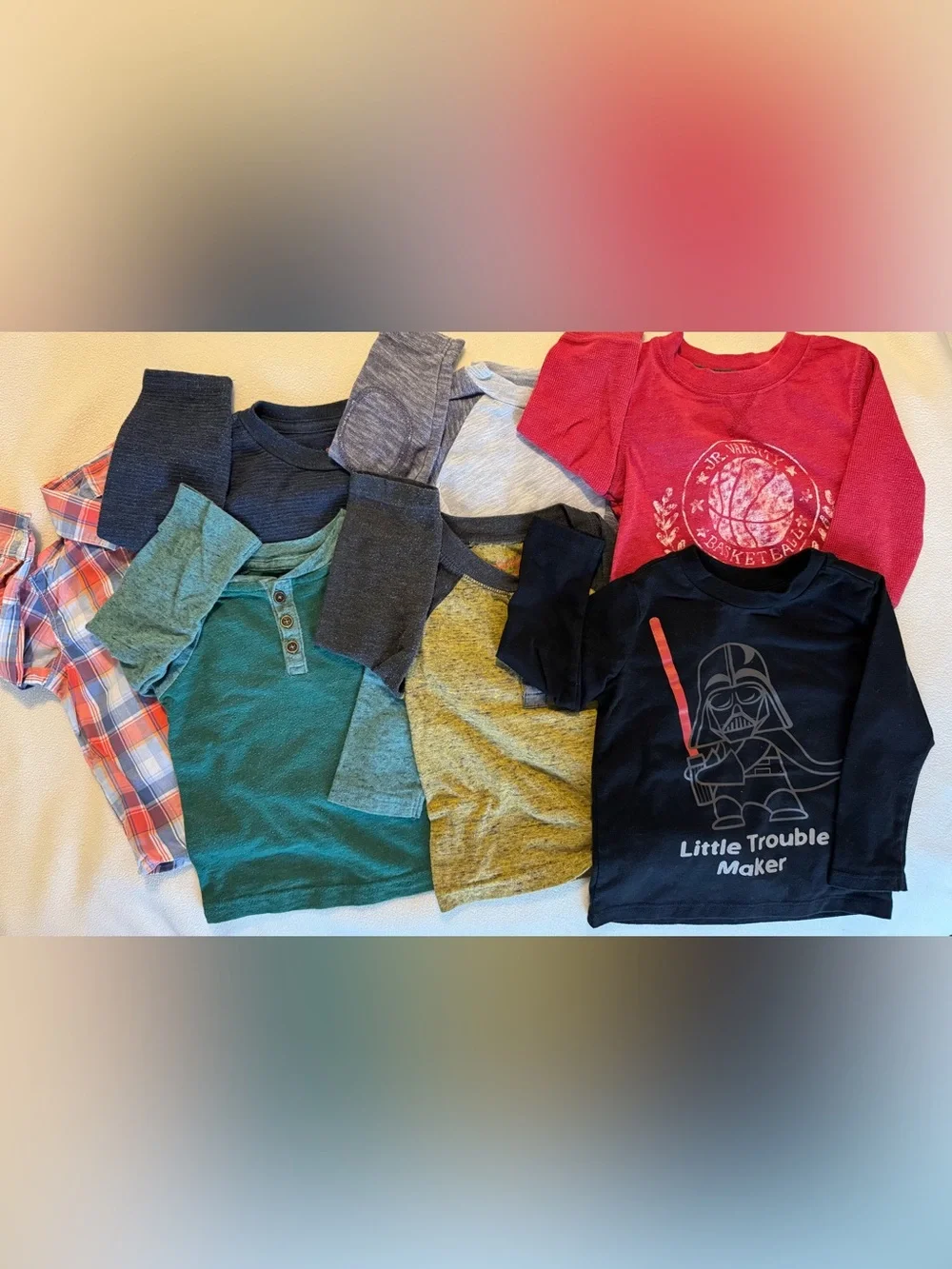 Huge Lot Baby Boy Cool Weather 6-18M Pants Tops 33 pcs Carter’s Old Navy